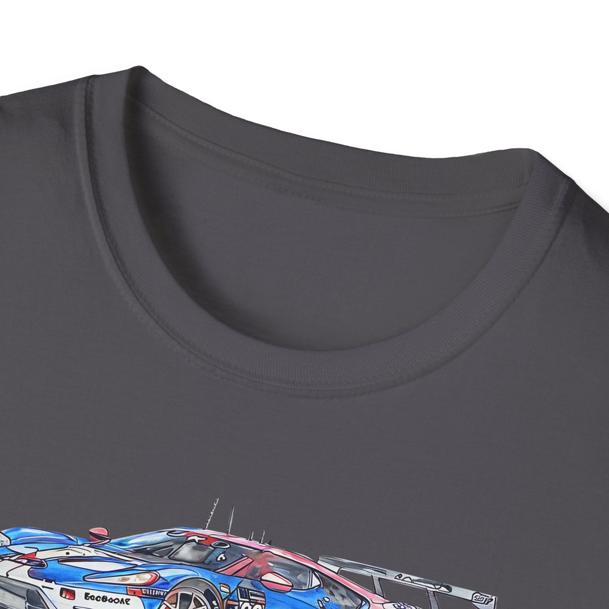 Sketch art T-Shirt - 24H of Le Mans (2019) Ford GT #68 Sebastien Bourdais - Joey Hand - Dirk Muller - Unisex-Modelcars.com-ModelCars.com