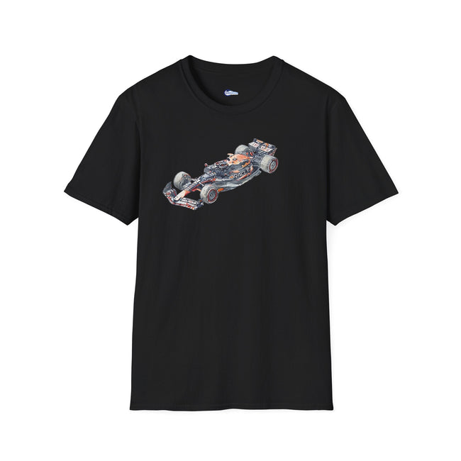 Sketch - Art - T-Shirt Red Bull Racing Inspired RB19 #1 Max Verstappen Oracle Formula One F1 United States GP 2023-Modelcars.com-ModelCars.com