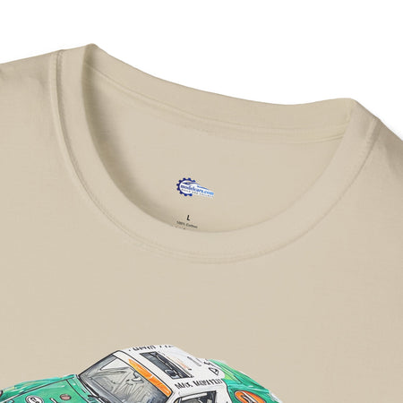Sketch Art Vintage Porsche 914/Softstyle T-Shirt - 24 Hours of Le Mans Design with model designation-Modelcars.com-ModelCars.com