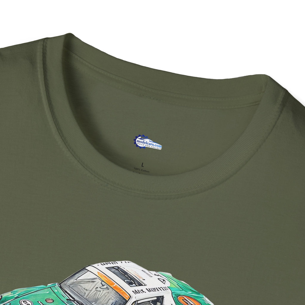 Sketch Art Vintage Porsche 914/Softstyle T-Shirt - 24 Hours of Le Mans Design with model designation-Modelcars.com-ModelCars.com