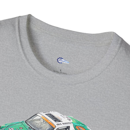 Sketch Art Vintage Porsche 914/Softstyle T-Shirt - 24 Hours of Le Mans Design with model designation-Modelcars.com-ModelCars.com