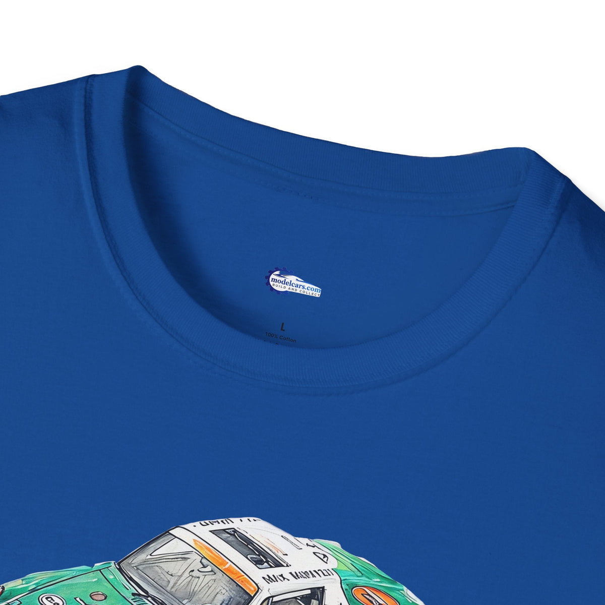 Sketch Art Vintage Porsche 914/Softstyle T-Shirt - 24 Hours of Le Mans Design with model designation-Modelcars.com-ModelCars.com