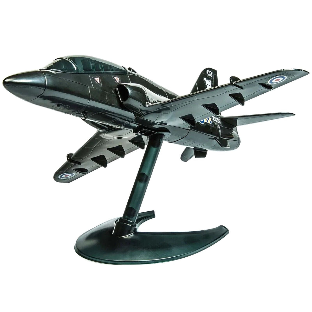 Skill 1 Model Kit BAE Hawk Painted Plastic Model Airplane Kit by Airfix Quickbuild - Airfix Quickbuild - ModelCars.com