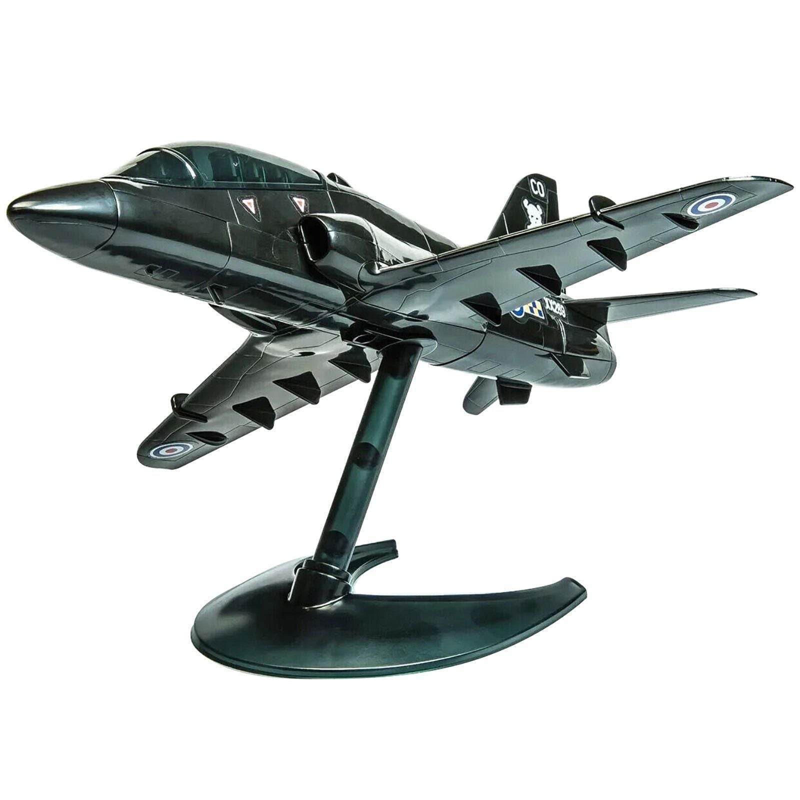 Skill 1 Model Kit BAE Hawk Painted Plastic Model Airplane Kit by Airfix Quickbuild - Airfix Quickbuild - ModelCars.com