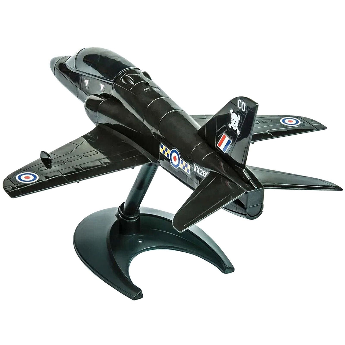 Skill 1 Model Kit BAE Hawk Painted Plastic Model Airplane Kit by Airfix Quickbuild - Airfix Quickbuild - ModelCars.com