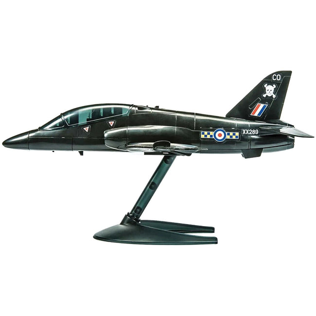 Skill 1 Model Kit BAE Hawk Painted Plastic Model Airplane Kit by Airfix Quickbuild - Airfix Quickbuild - ModelCars.com