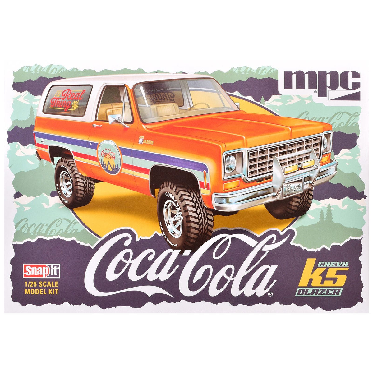 Skill 1 Model Kit Chevrolet K5 Blazer "Coca-Cola" 1/25 Scale Model by MPC-MPC-ModelCars.com