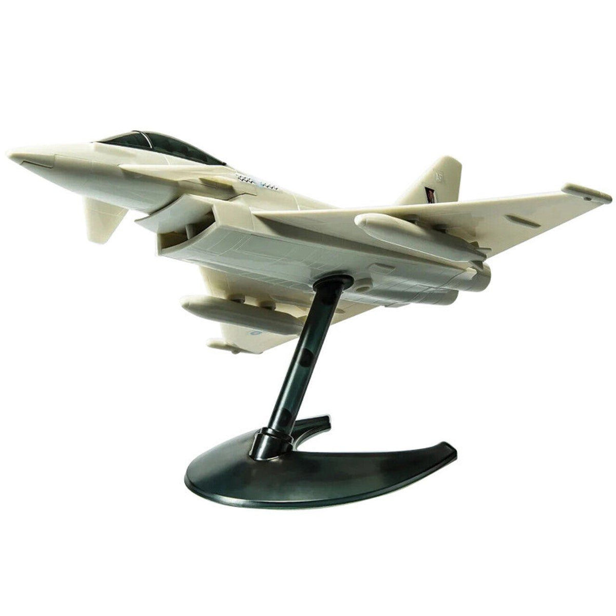 Skill 1 Model Kit Eurofighter Typhoon Snap Together Painted Plastic Model Airplane Kit by Airfix Quickbuild - Airfix Quickbuild - ModelCars.com