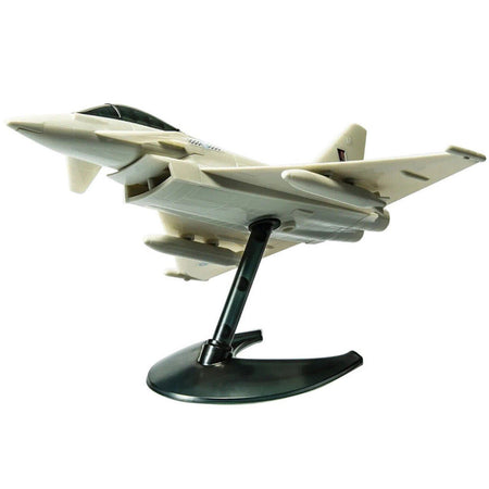 Skill 1 Model Kit Eurofighter Typhoon Snap Together Painted Plastic Model Airplane Kit by Airfix Quickbuild - Airfix Quickbuild - ModelCars.com