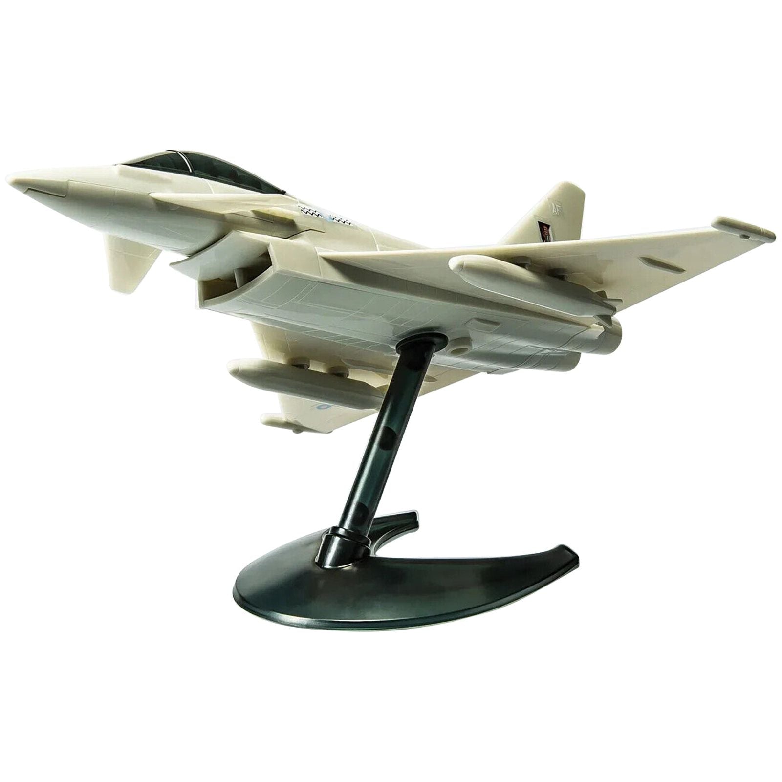 Skill 1 Model Kit Eurofighter Typhoon Snap Together Painted Plastic Model Airplane Kit by Airfix Quickbuild - Airfix Quickbuild - ModelCars.com