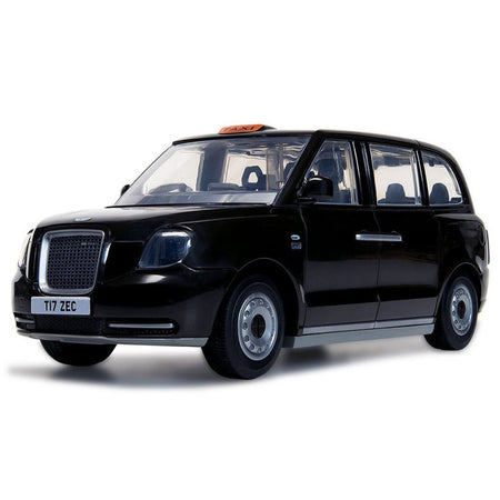 Skill 1 Model Kit London Taxi LEVC TX Black Snap Together Painted Plastic Model Car Kit by Airfix Quickbuild - Airfix Quickbuild - ModelCars.com