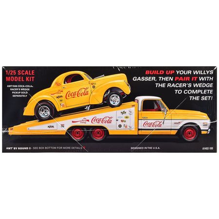 Skill 2 Model Kit 1940 Willys Coupe "Coca-Cola Race Team" 1/25 Scale Model by AMT-AMT-ModelCars.com