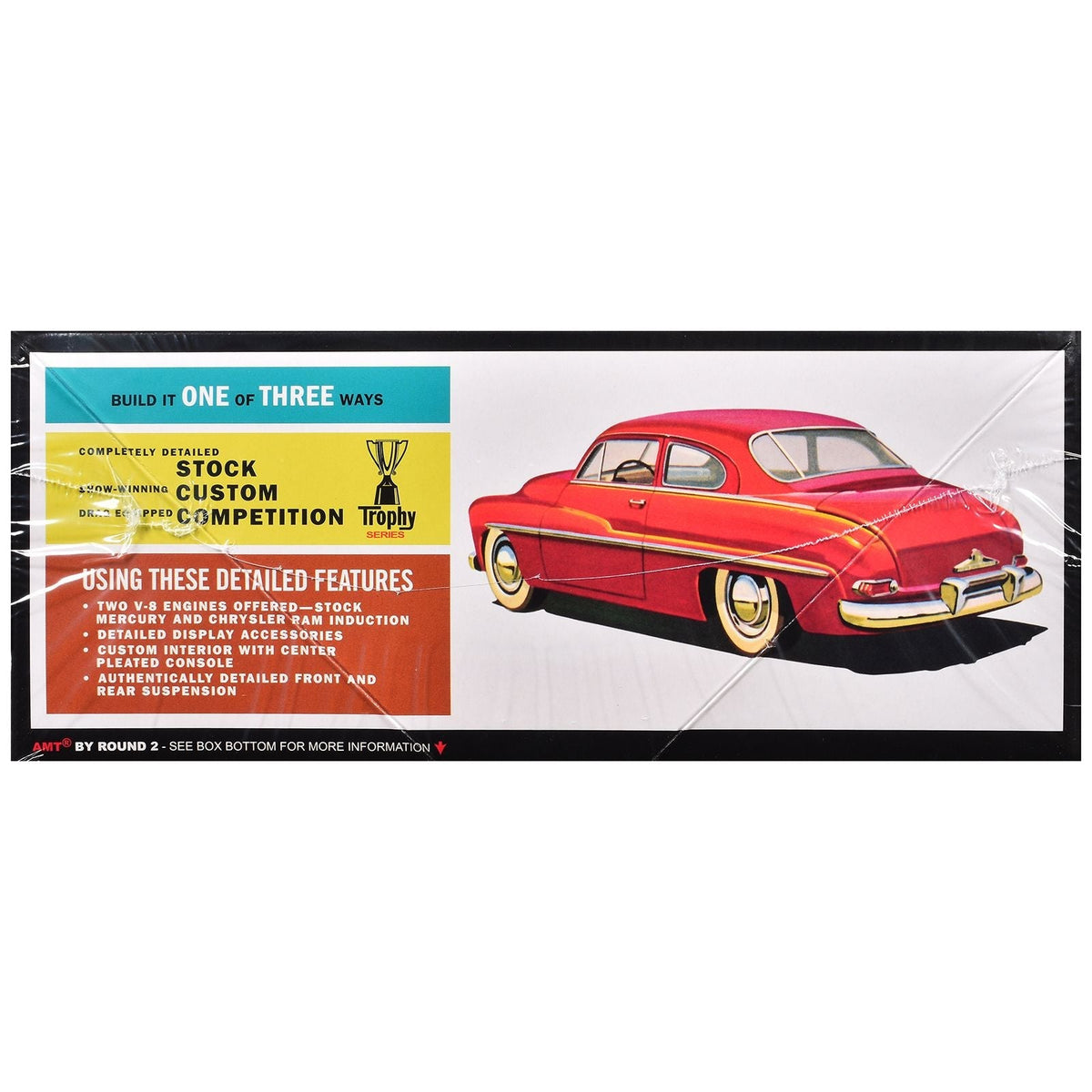 Skill 2 Model Kit 1949 Mercury Club Coupe 1/25 Scale Model by AMT-AMT-ModelCars.com