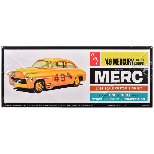 Skill 2 Model Kit 1949 Mercury Club Coupe 1/25 Scale Model by AMT-AMT-ModelCars.com