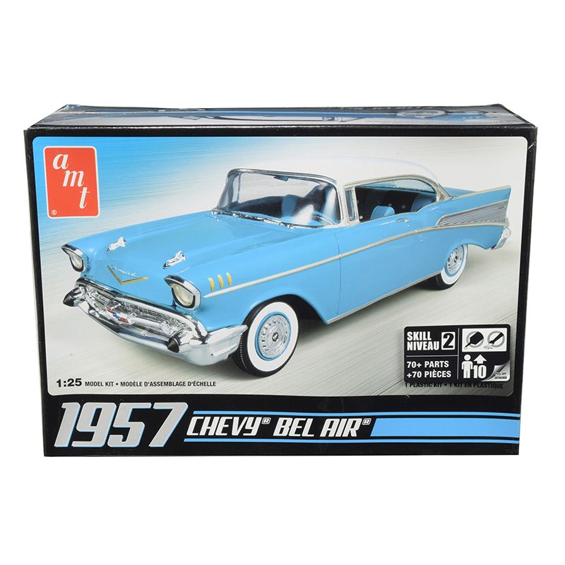 Skill 2 Model Kit 1957 Chevrolet Bel Air 1/25 Scale Model by AMT-AMT-ModelCars.com
