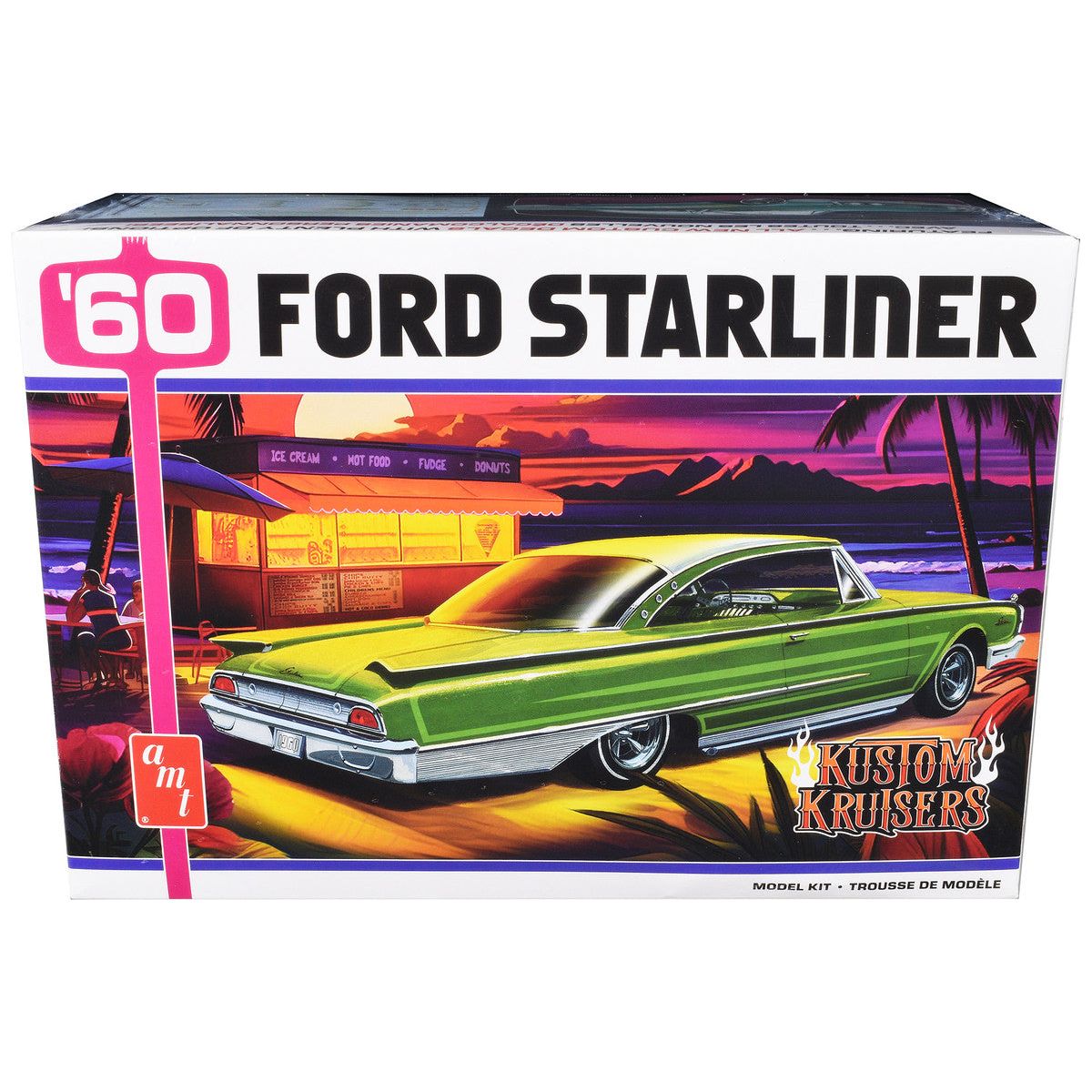 Skill 2 Model Kit 1960 Ford Starliner "Kustom Kruisers" 1/25 Scale Model by AMT - AMT - ModelCars.com