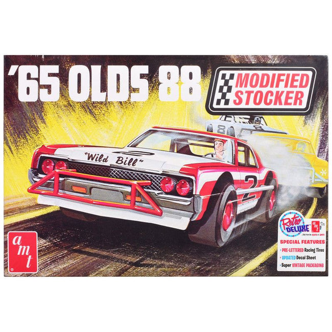 Skill 2 Model Kit 1965 Oldsmobile 88 "Modified Stocker" 1/25 Scale Model by AMT-AMT-ModelCars.com