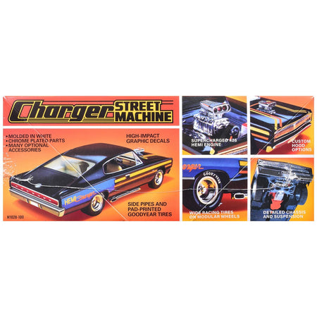 Skill 2 Model Kit 1967 Dodge Charger Street Machine 1/25 Scale Model by MPC-MPC-ModelCars.com