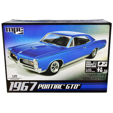 Skill 2 Model Kit 1967 Pontiac GTO 1/25 Scale Model by MPC-MPC-ModelCars.com