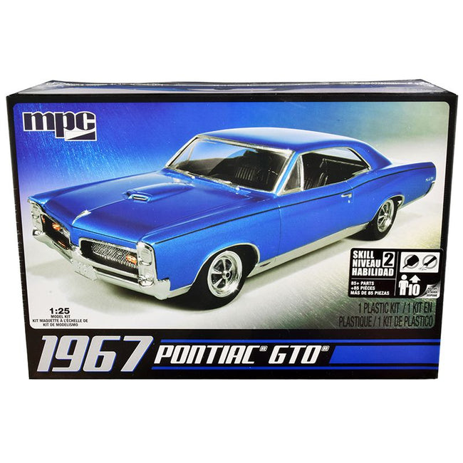 Skill 2 Model Kit 1967 Pontiac GTO 1/25 Scale Model by MPC-MPC-ModelCars.com