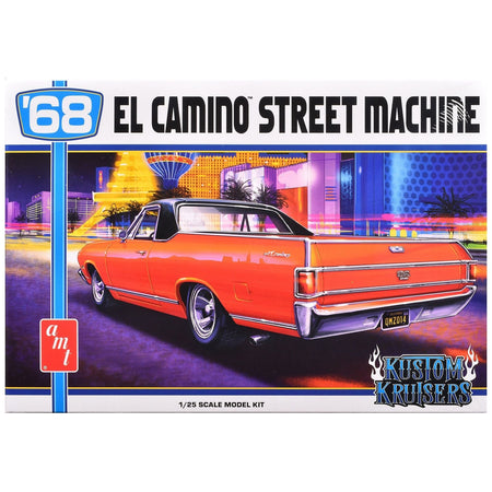 Skill 2 Model Kit 1968 Chevrolet El Camino Street Machine 1/25 Scale Model by AMT-AMT-ModelCars.com