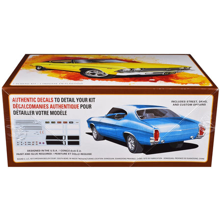 Skill 2 Model Kit 1969 Chevrolet Chevelle SS 396 1/25 Scale Model by AMT-AMT-ModelCars.com