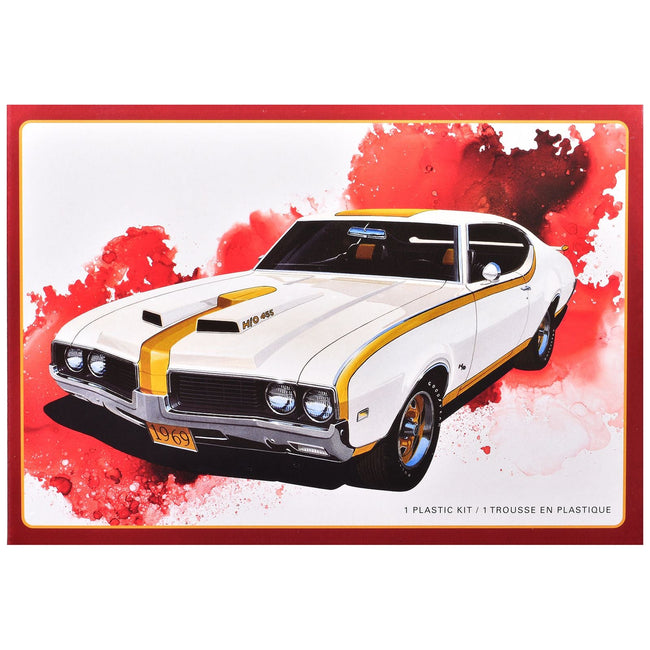 Skill 2 Model Kit 1969 Hurst Oldsmobile Cutlass 1/25 Scale Model by AMT-AMT-ModelCars.com