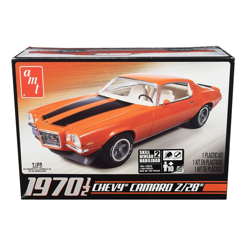 Skill 2 Model Kit 1970 1/2 Chevrolet Camaro Z/28 1/25 Scale Model by AMT-AMT-ModelCars.com