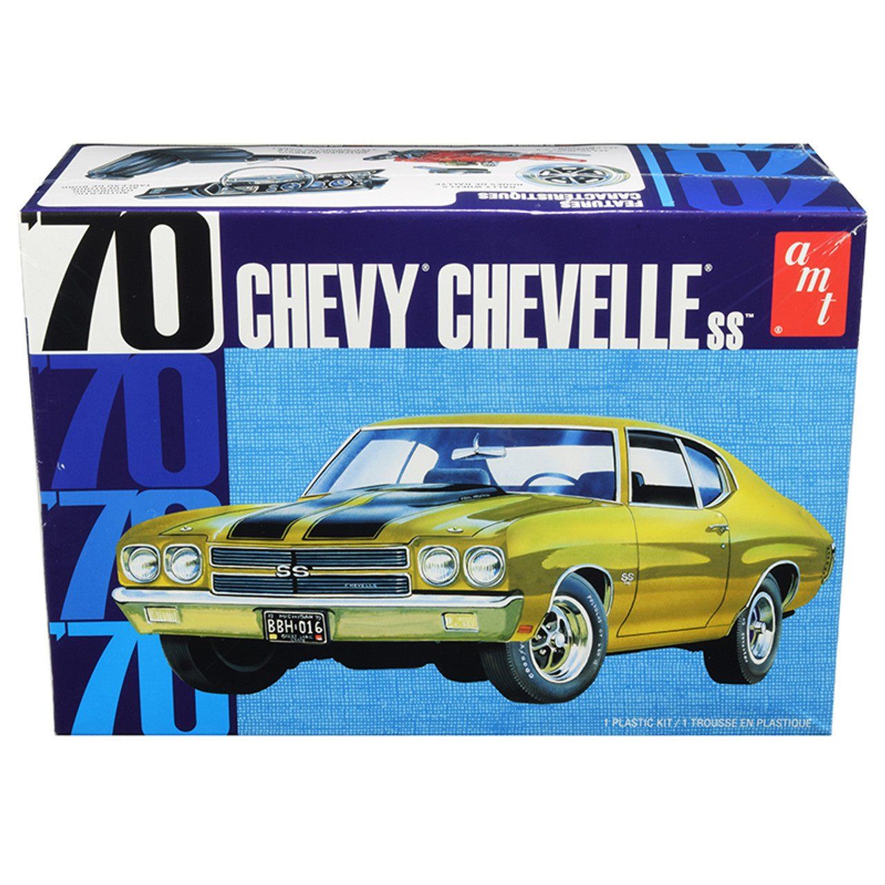 Skill 2 Model Kit 1970 Chevrolet Chevelle SS 1/25 Scale Model by AMT - AMT - ModelCars.com