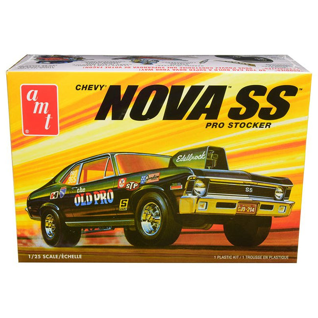 Skill 2 Model Kit 1972 Chevrolet Nova SS "Pro Stocker" 1/25 Scale Model by AMT-AMT-ModelCars.com