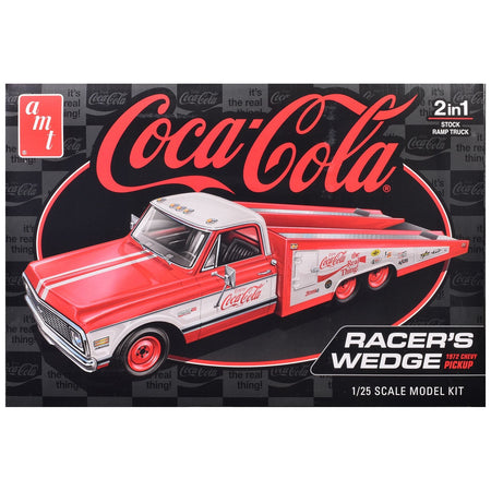 Skill 2 Model Kit 1972 Chevrolet Pickup Truck "Racer's Wedge" 2-in-1 Kit "Coca-Cola" 1/25 Scale Model by AMT-AMT-ModelCars.com