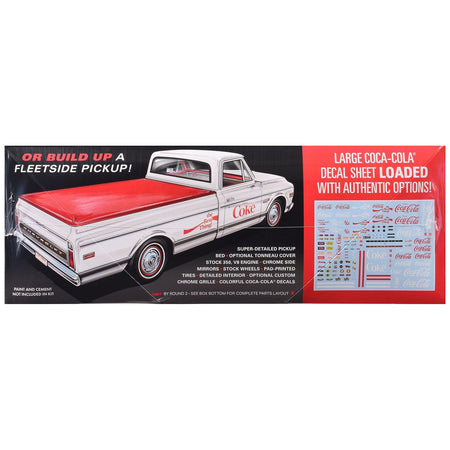 Skill 2 Model Kit 1972 Chevrolet Pickup Truck "Racer's Wedge" 2-in-1 Kit "Coca-Cola" 1/25 Scale Model by AMT-AMT-ModelCars.com