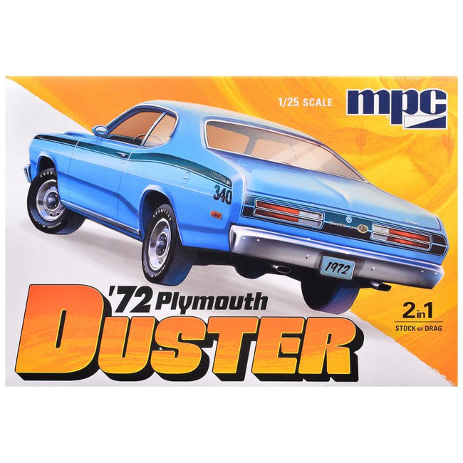 Skill 2 Model Kit 1972 Plymouth Duster 2-in-1 Kit 1/25 Scale Model by MPC-MPC-ModelCars.com