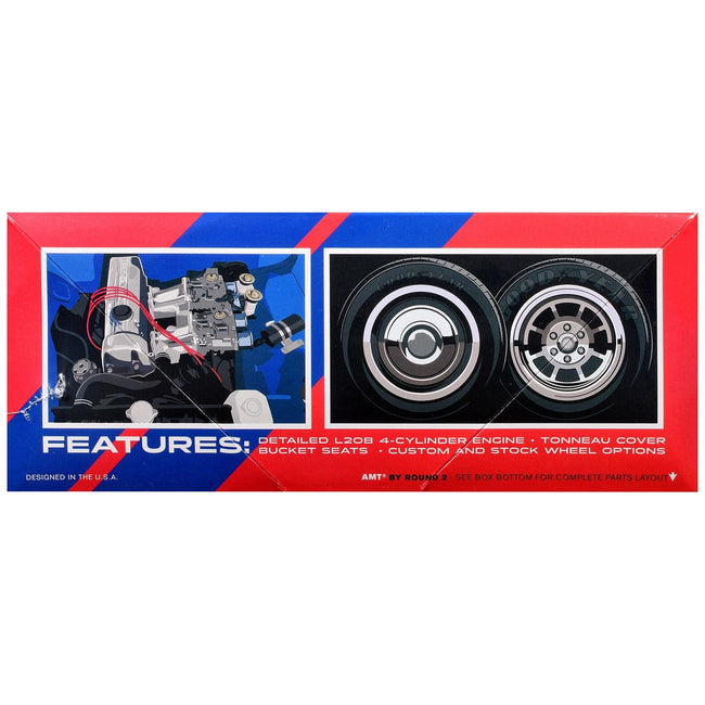 Skill 2 Model Kit 1975 Datsun Pickup Truck "BRE" 1/25 Scale Model by MPC-MPC-ModelCars.com