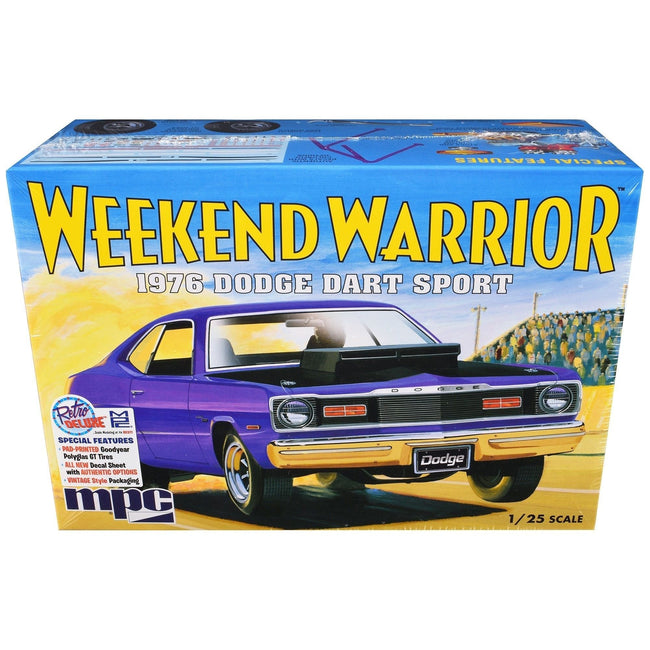 Skill 2 Model Kit 1976 Dodge Dart Sport "Weekend Warrior" 1/25 Scale Model by MPC-MPC-ModelCars.com