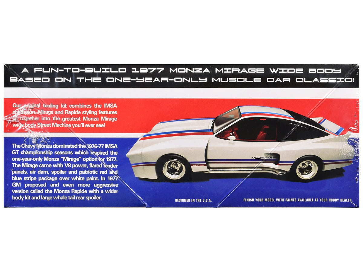 Skill 2 Model Kit 1977 Chevrolet Monza Mirage Wide Body "Street Machine" 1/25 Scale Model by AMT-AMT-ModelCars.com