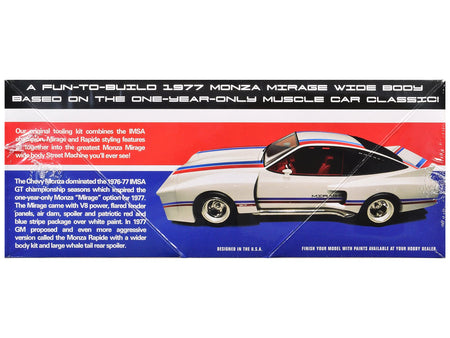 Skill 2 Model Kit 1977 Chevrolet Monza Mirage Wide Body "Street Machine" 1/25 Scale Model by AMT-AMT-ModelCars.com