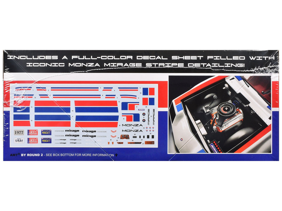 Skill 2 Model Kit 1977 Chevrolet Monza Mirage Wide Body "Street Machine" 1/25 Scale Model by AMT-AMT-ModelCars.com