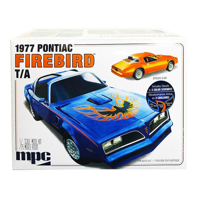 Skill 2 Model Kit 1977 Pontiac Firebird T/A Trans Am 1/25 Scale Model by MPC-MPC-ModelCars.com