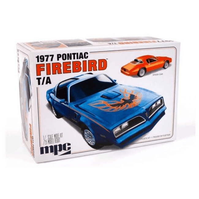 Skill 2 Model Kit 1977 Pontiac Firebird T/A Trans Am 1/25 Scale Model by MPC-MPC-ModelCars.com