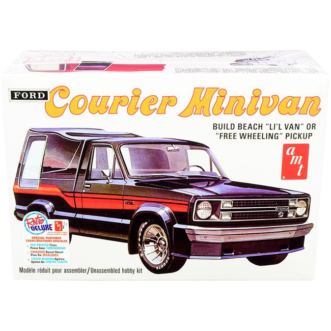 Skill 2 Model Kit 1978 Ford Courier Minivan 2-in-1 Kit 1/25 Scale Model by AMT-AMT-ModelCars.com