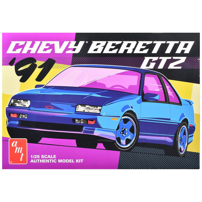 Skill 2 Model Kit 1991 Chevrolet Beretta GTZ 1/25 Scale Model by AMT-AMT-ModelCars.com