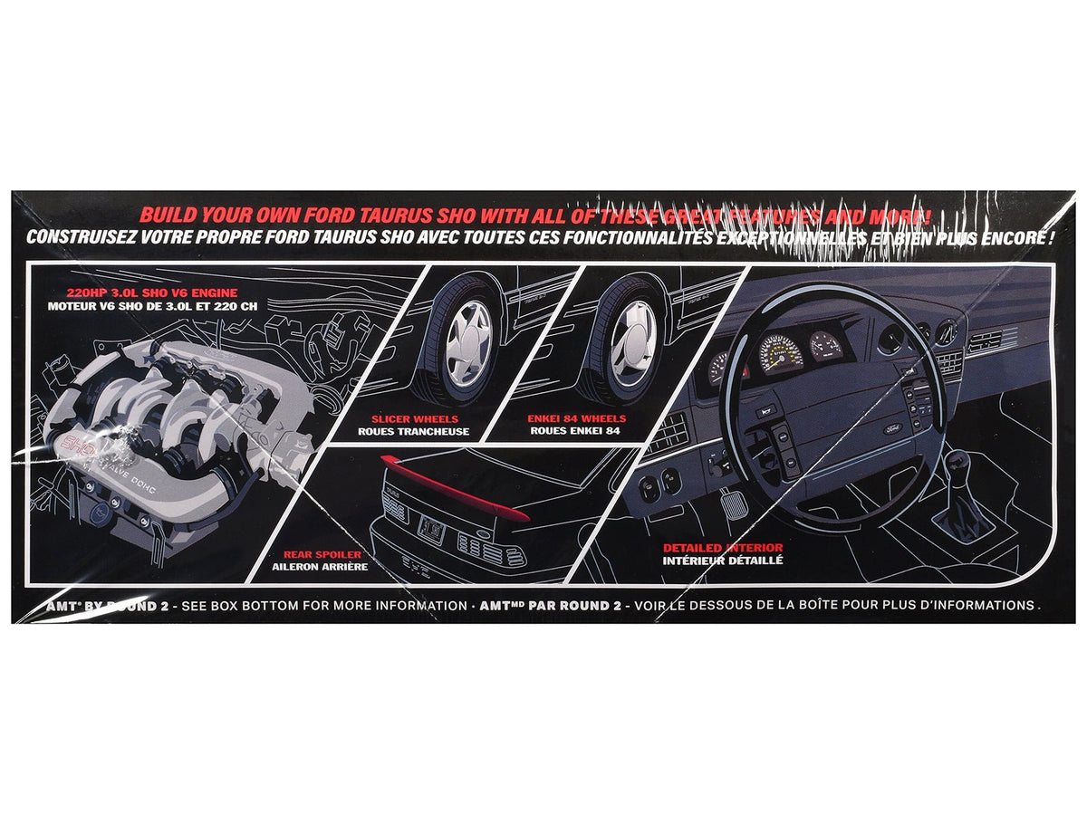 Skill 2 Model Kit 1991 Ford Taurus SHO 1/25 Scale Model by AMT-AMT-ModelCars.com