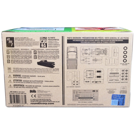 Skill 2 Model Kit 1992 Chevrolet Silverado C1500 Fleetside Short Bed Pickup Truck "Easy Build" 1/25 Scale Model by AMT-AMT-ModelCars.com