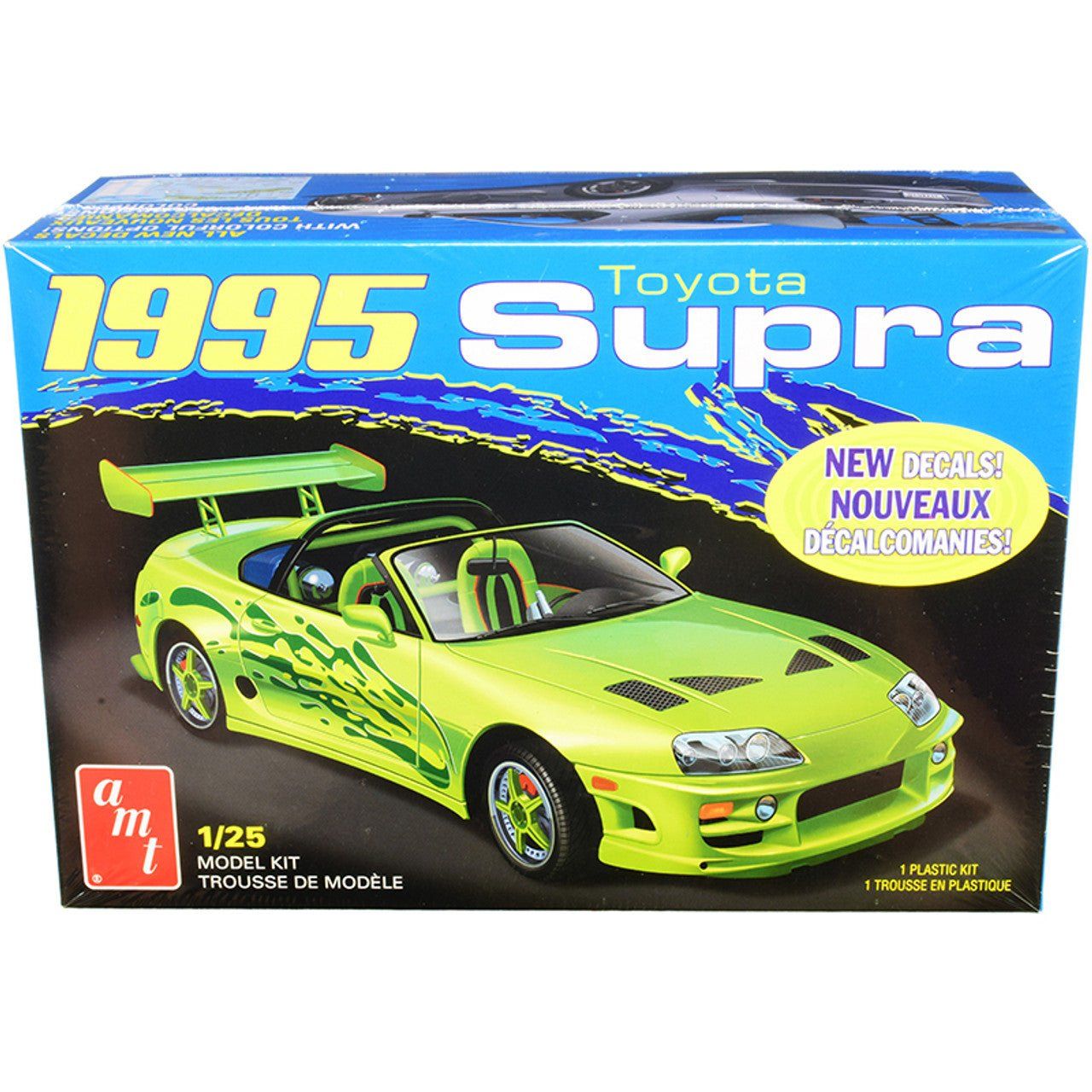 Skill 2 Model Kit 1995 Toyota Supra Convertible 1/25 Scale Model by AMT - AMT - ModelCars.com