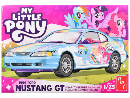 Skill 2 Model Kit 1996 Ford Mustang GT "My Little Pony" 1/25 Scale Model by AMT-AMT-ModelCars.com