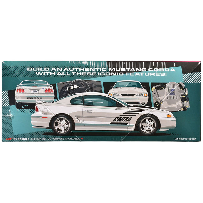 Skill 2 Model Kit 1997 Ford Mustang Cobra 1/25 Scale Model by AMT-AMT-ModelCars.com