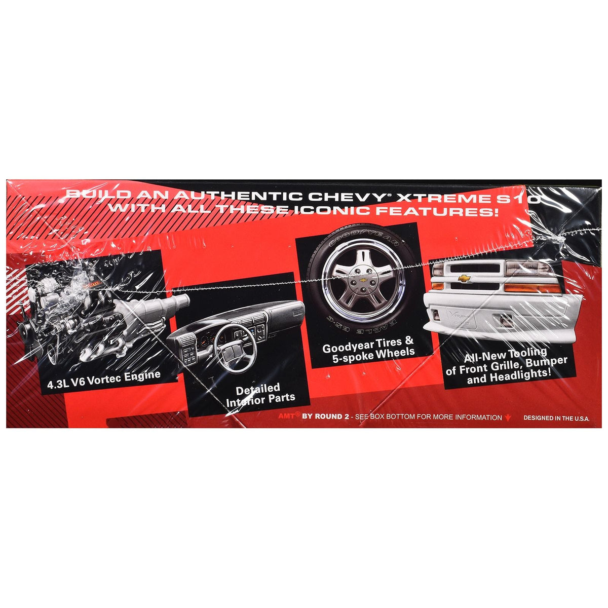 Skill 2 Model Kit 1999 Chevrolet S-10 Xtreme Pickup Truck 1/25 Scale Model by AMT-AMT-ModelCars.com