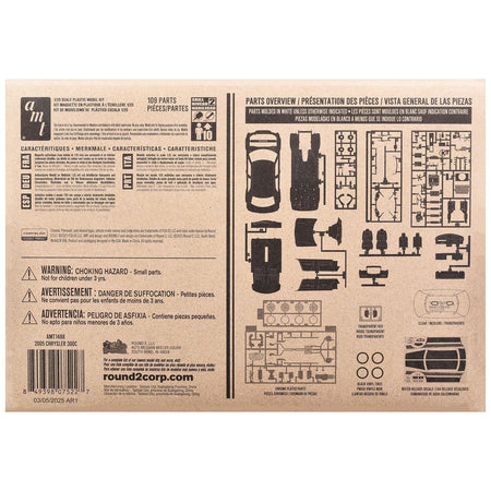 Skill 2 Model Kit 2005 Chrysler 300C 1/25 Scale Model by AMT-AMT-ModelCars.com