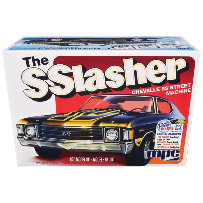 Skill 2 Model Kit Chevrolet Chevelle SS Street Machine "The SSlasher" 1/25 Scale Model by MPC-MPC-ModelCars.com